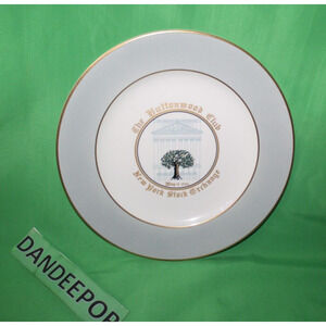 The Buttonwood Club Commemorative Plate New York Stock Exchange May 17 1792